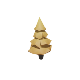 Tree Pine Yellow Medium